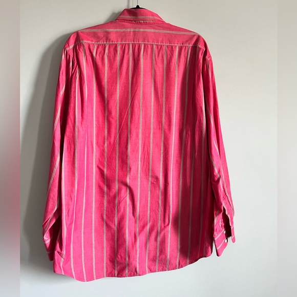 Burberry, Size Large, Red, button down shirt - Picture 5 of 5